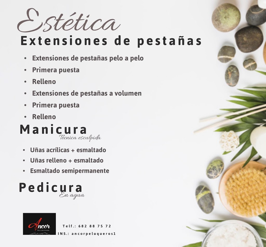 Ancor Peluqueros Arrecife — Carta