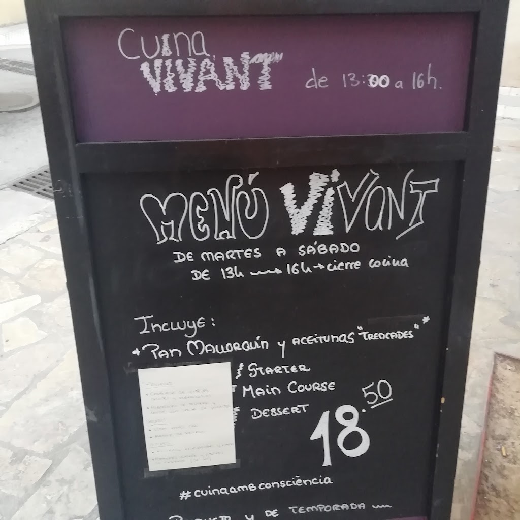 CuinaVivant — Carta