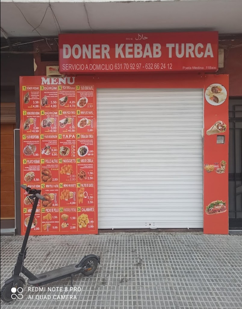 HALAL DONER KEBAB TURCA CIEZA