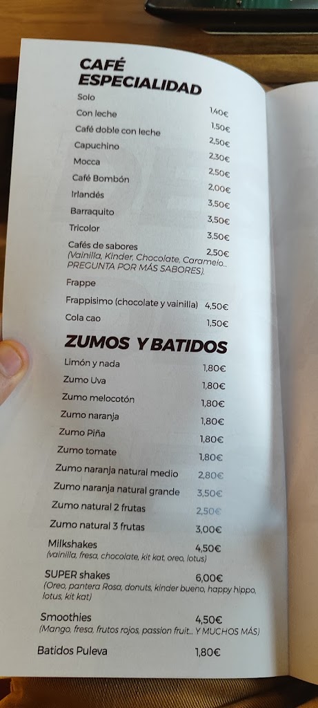 Kill'a Chiclana — Carta