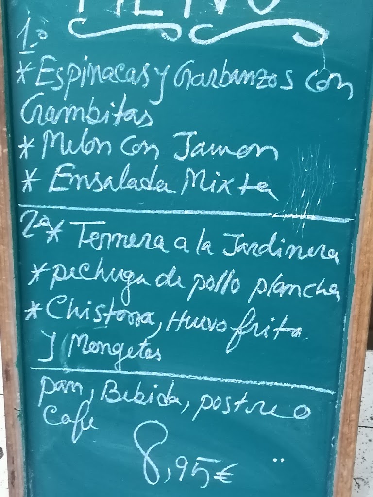 Bar Restaurant Petita Laia — Carta