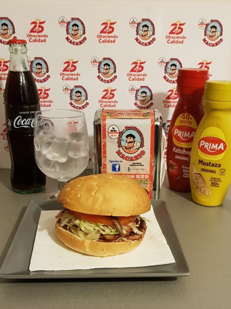 Burguer Macario — Carta