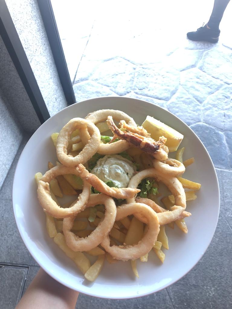 Las Ruedas comida canaria — Calamar