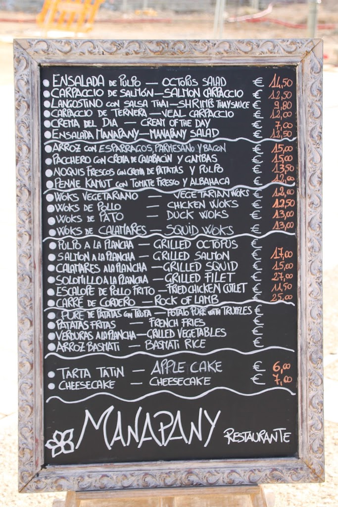 Manapany Eivissa — Carta
