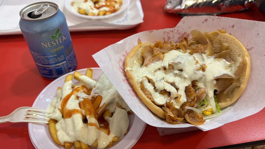 Ecija doner kebab — Papas fritas