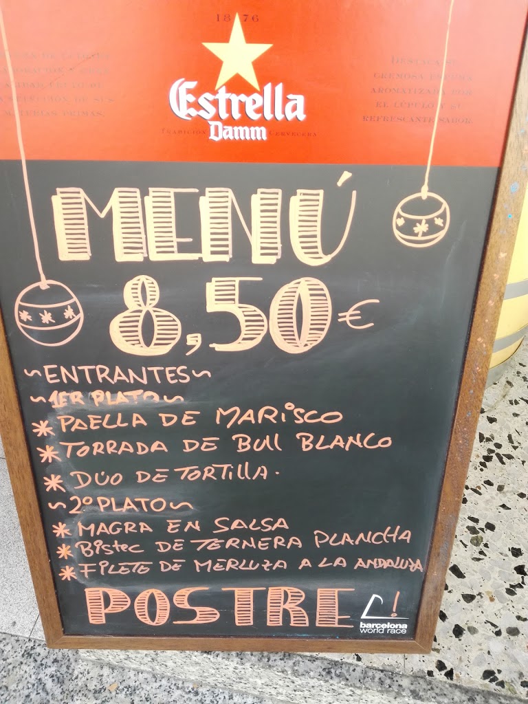 Cerveceria Rivoli — Carta