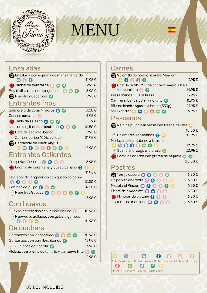 Rincon de Triana — Carta
