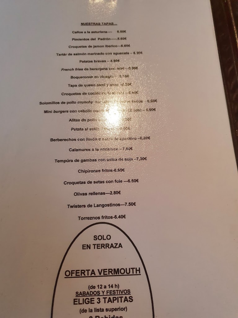 Blablableo Food — Carta