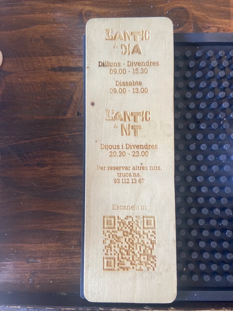 L' Antic de la placa — Carta