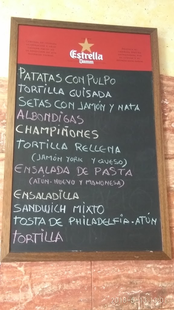 Cafeteria JV — Carta