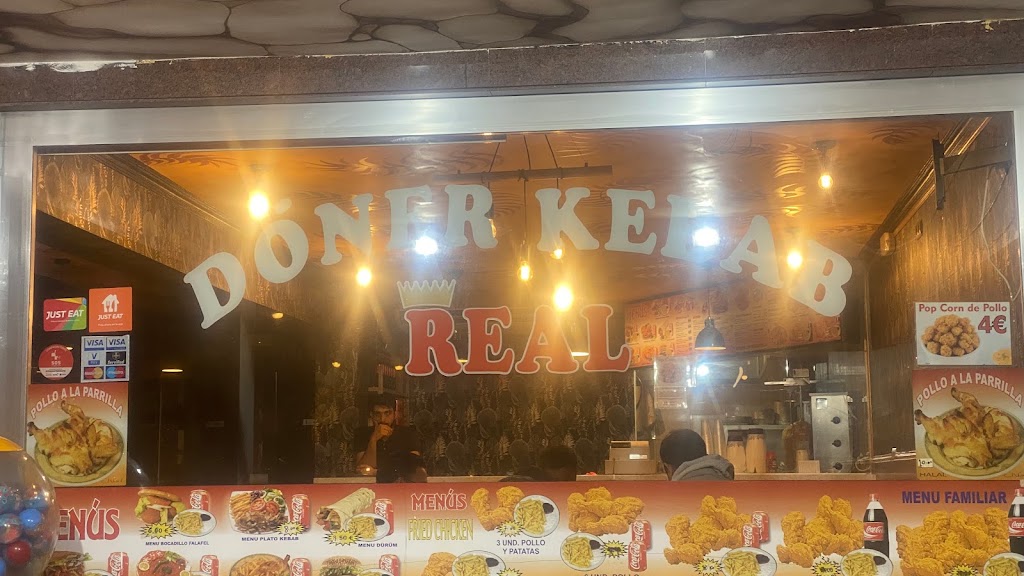 Real kebab & pollo frito — Carta