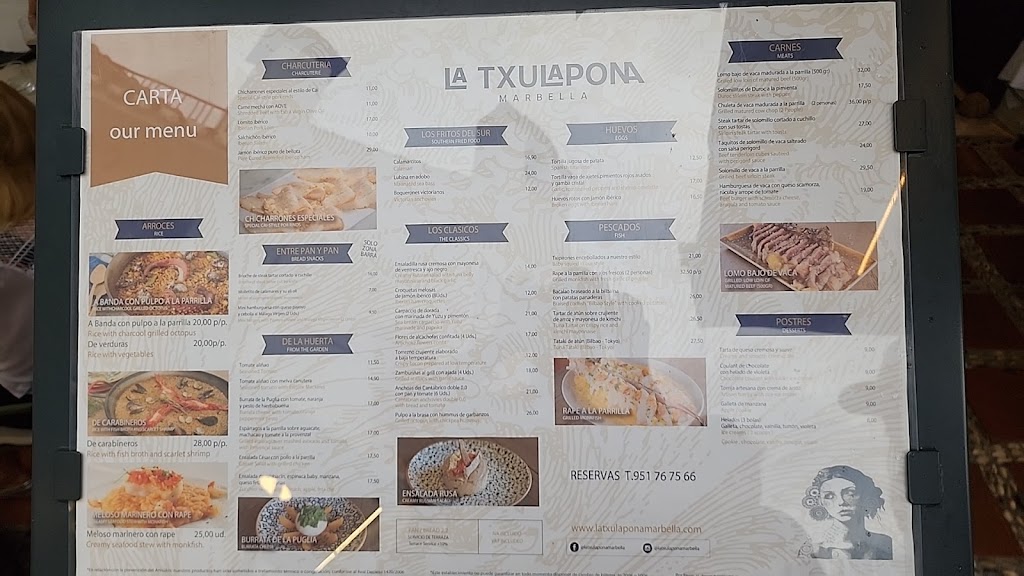 La Txulapona — Carta