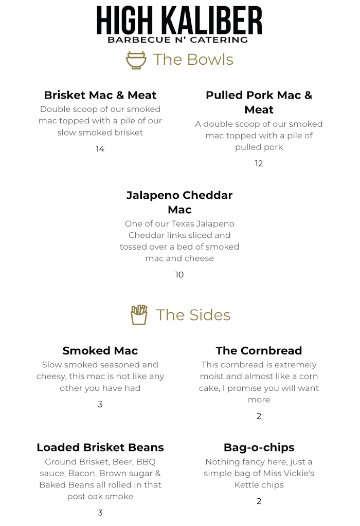  High Kaliber BBQ & Catering