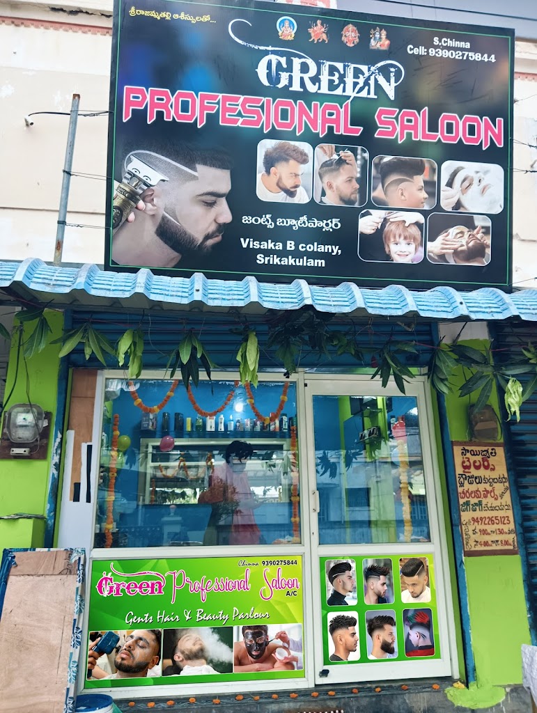 Green Professional Saloon