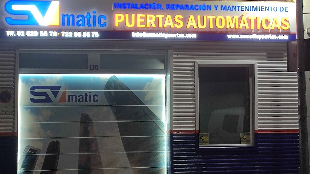 sv matic s.l - instalacion, reparacion y mantenimiento de puertas automaticas