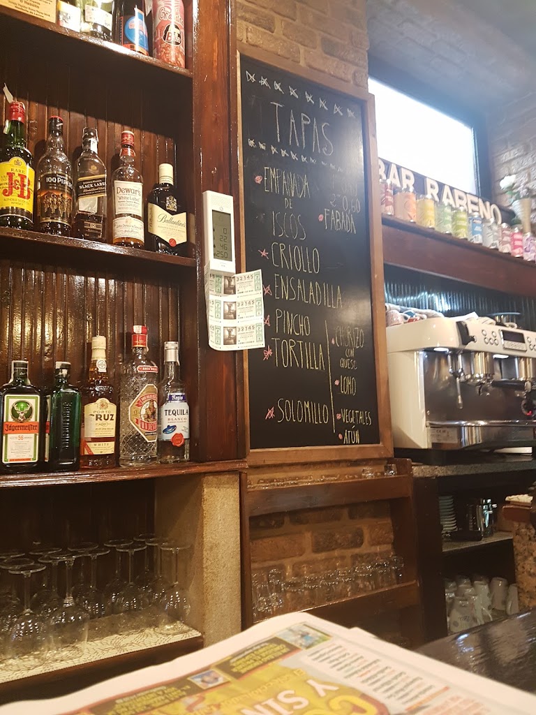 Bar Rabeno — Carta
