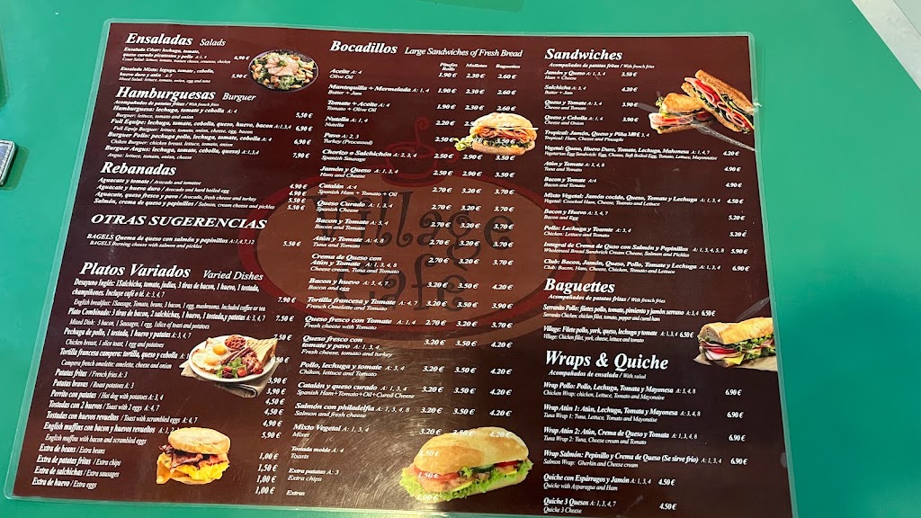 Village Cafe Sl — Carta