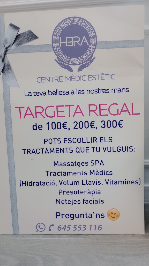 Centre Medic Estetic HERA — Carta