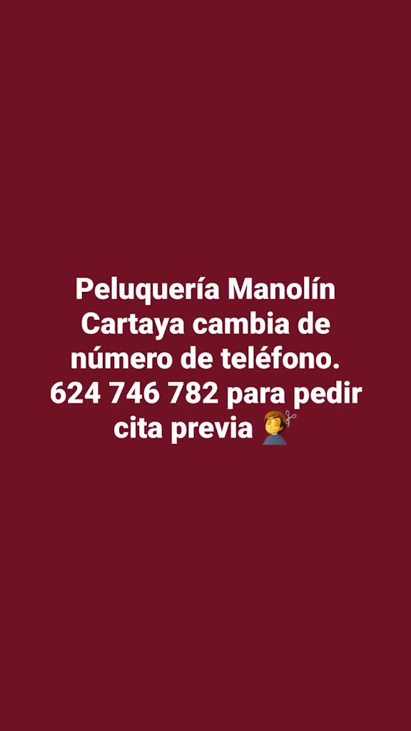 PELUQUERIA MANOLIN CARTAYA — Del propietario