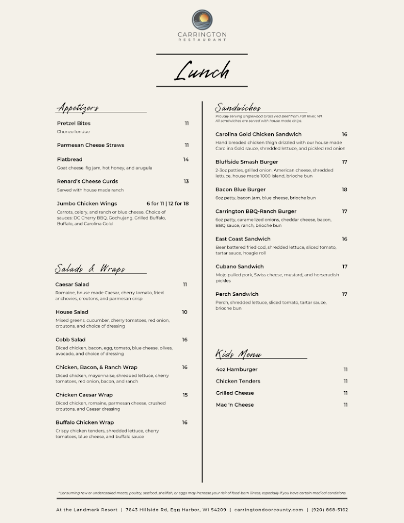  Carrington Restaurant