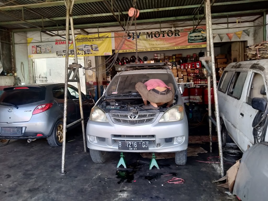 Bengkel Mobil SJV Motor. Sparepart/tune up/servis/las ketok body repair/