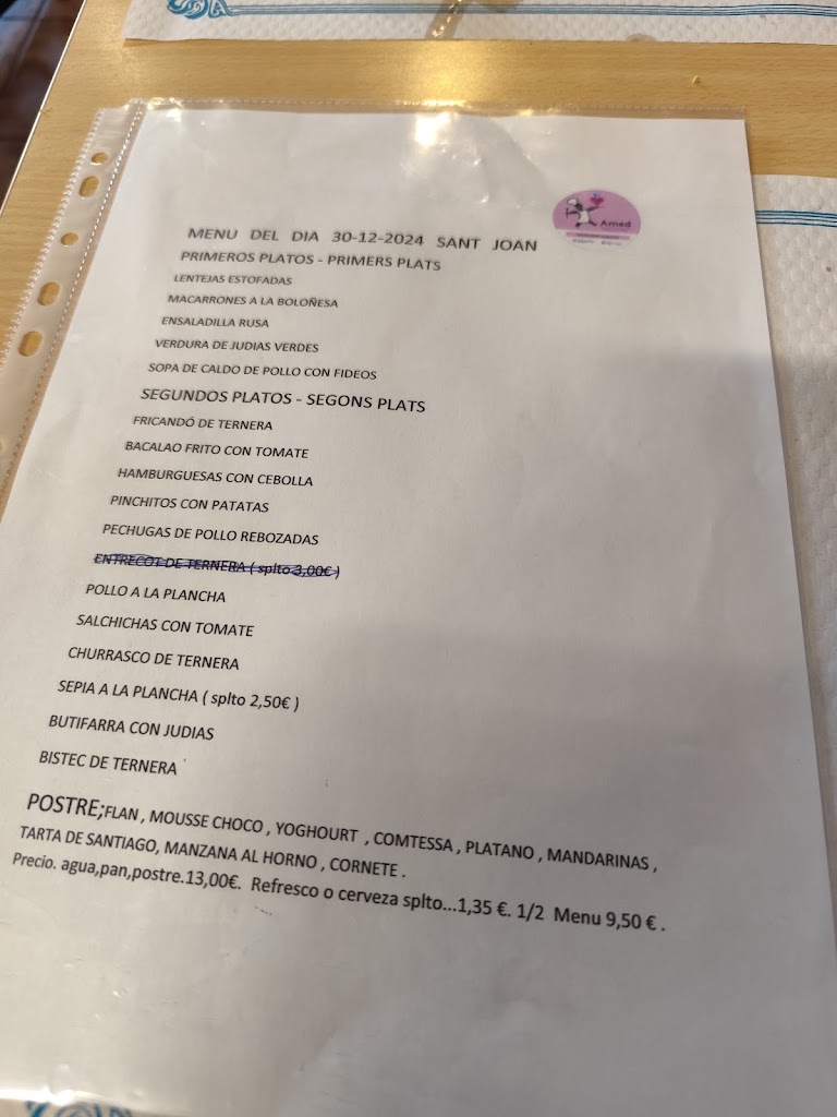 Sant Joan — Carta