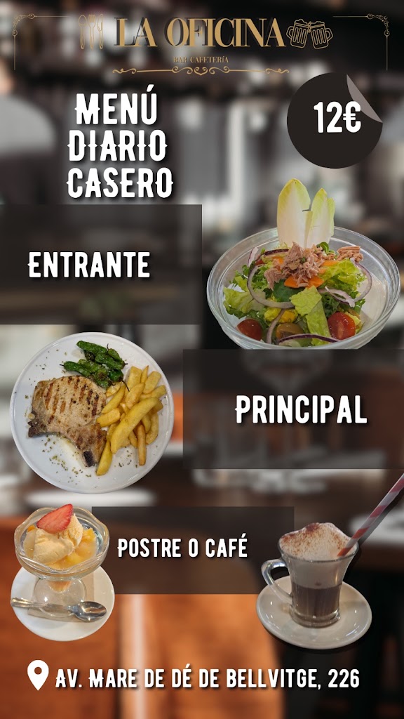 Restaurante La Oficina De Bellvitge — Carta