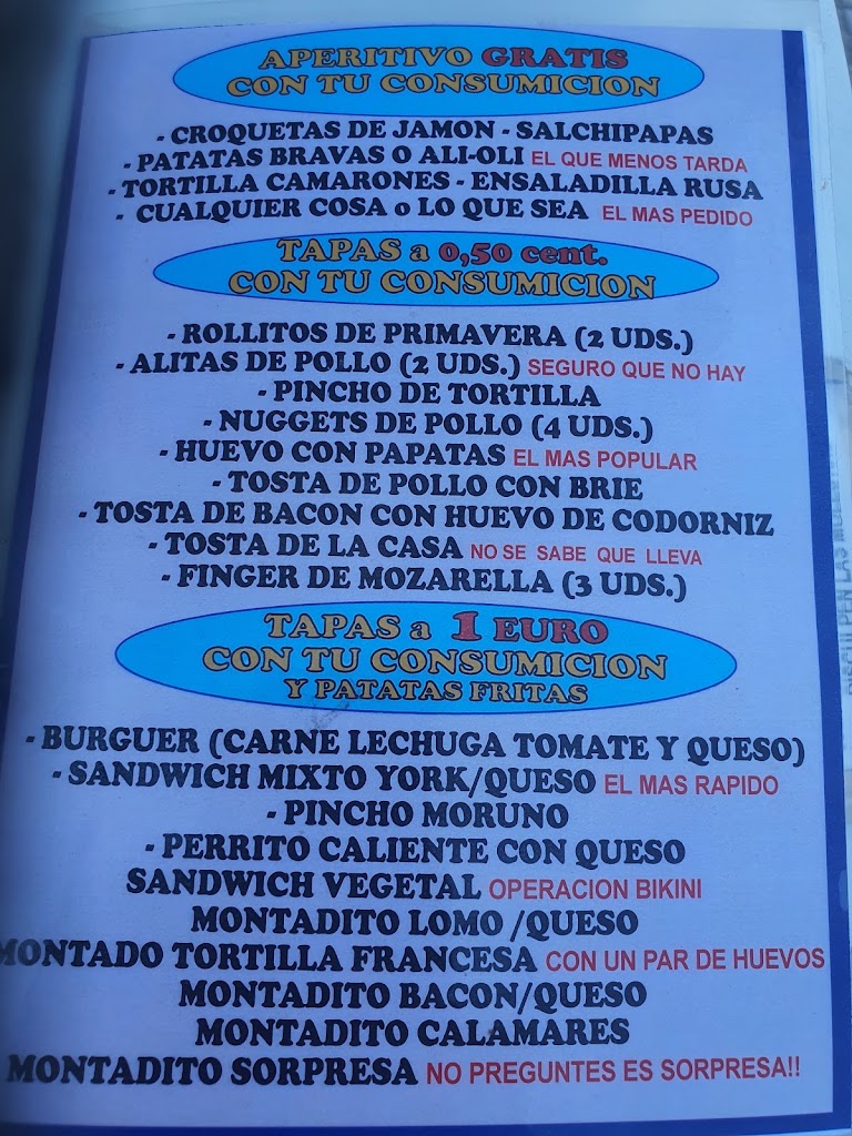 El Pikoteo — Carta
