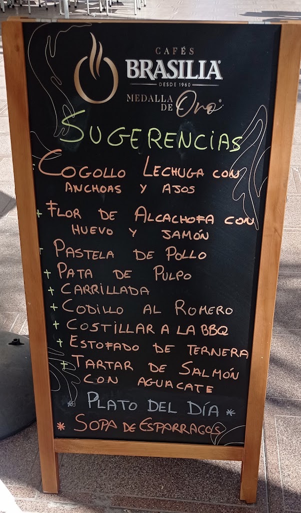 Jul cafeteria — Carta