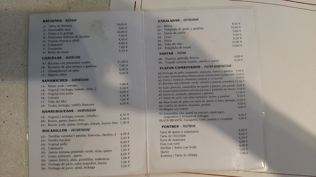 Vina del Mar — Carta