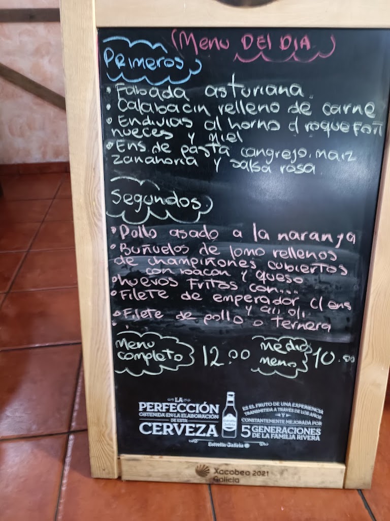 Bar-restaurante Nancy — Carta
