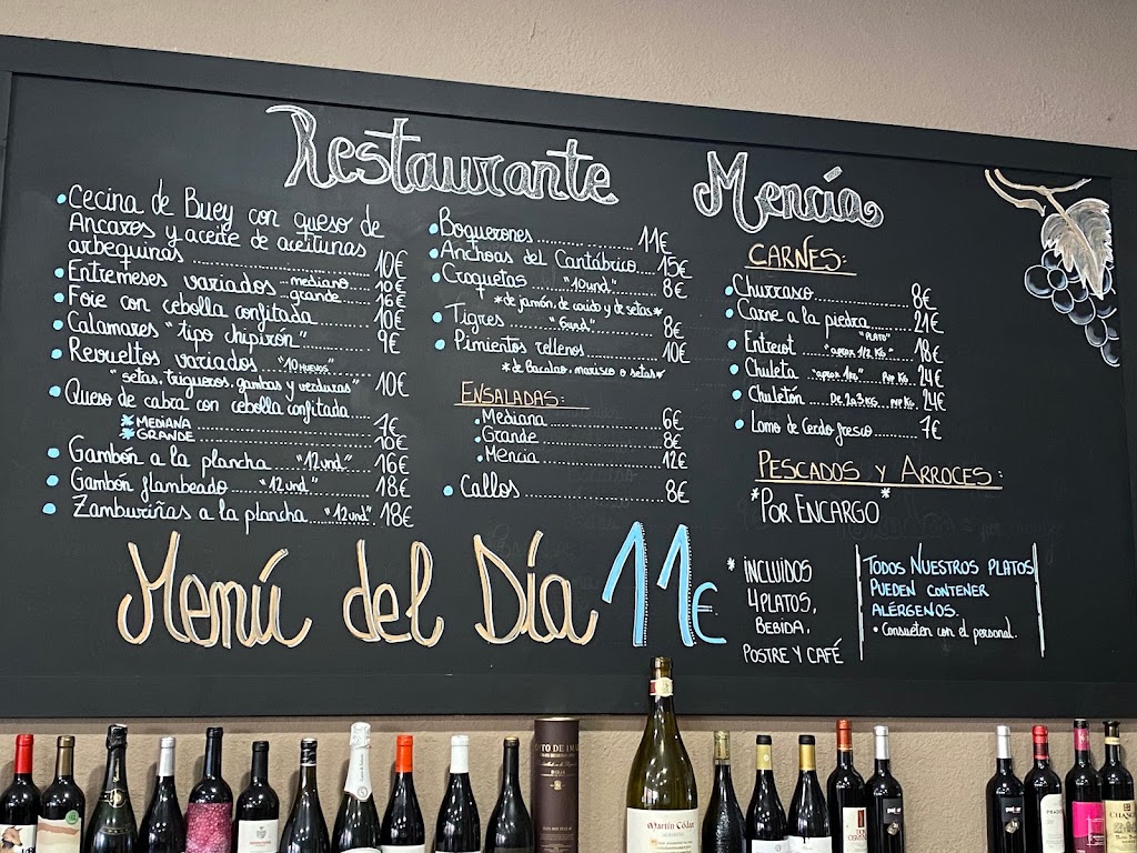 Restaurante Mencia — Carta