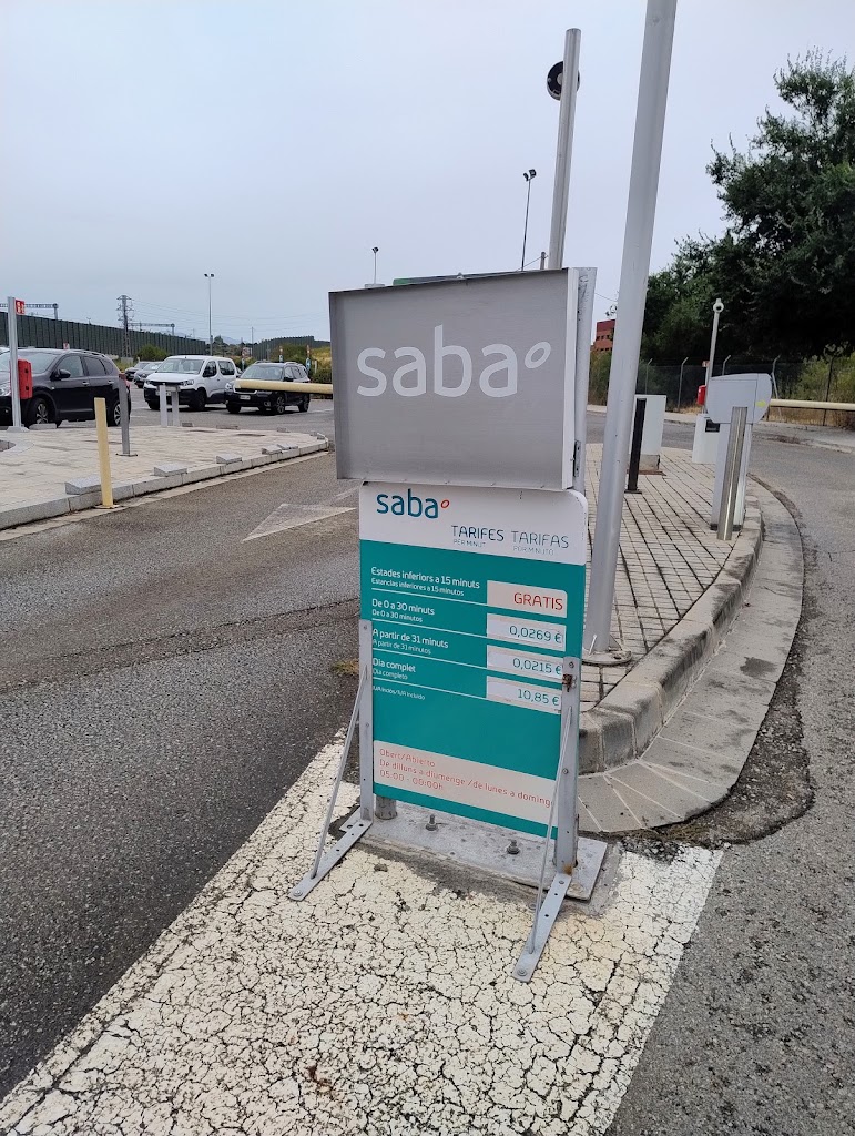 Parking Saba Estacion Tren Figueres — Signo