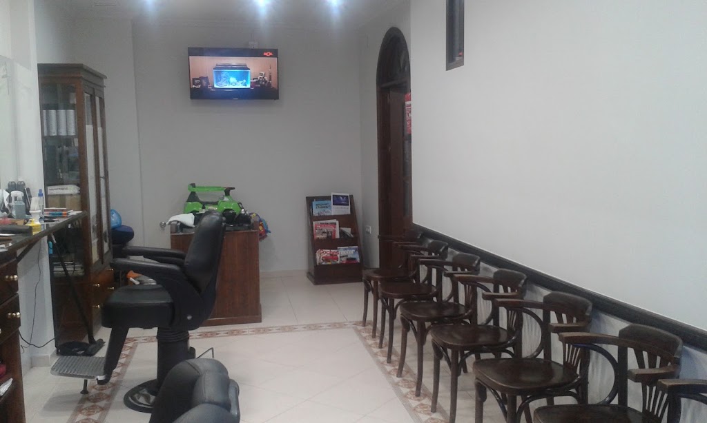 Peluqueria la Higienica de Antonio Dana. — Interior