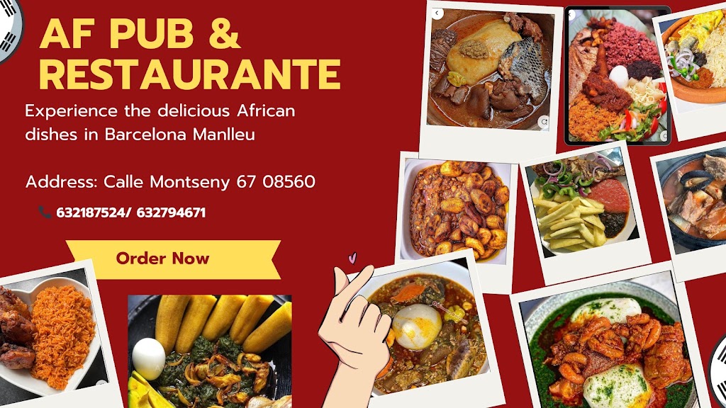 AF PUB RESTAURANT — Del propietario