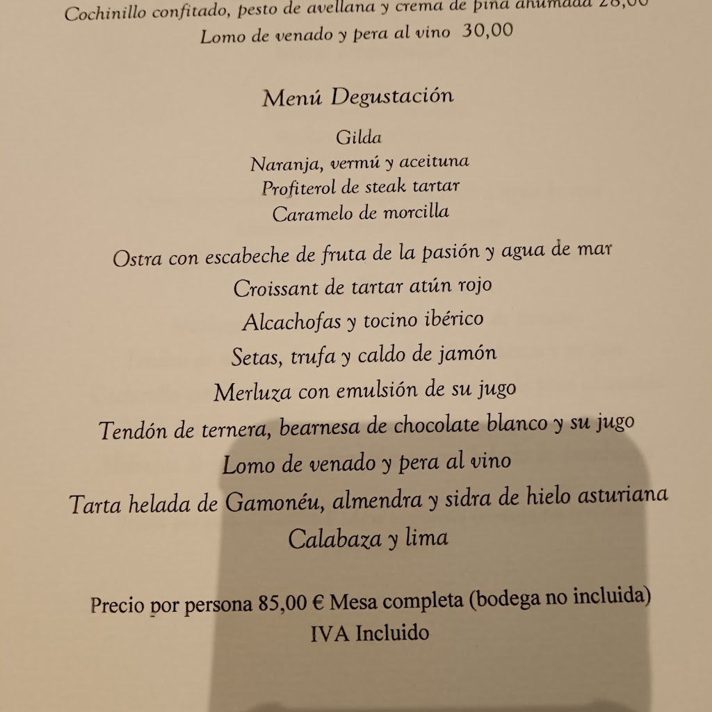 Casa Fermin — Carta