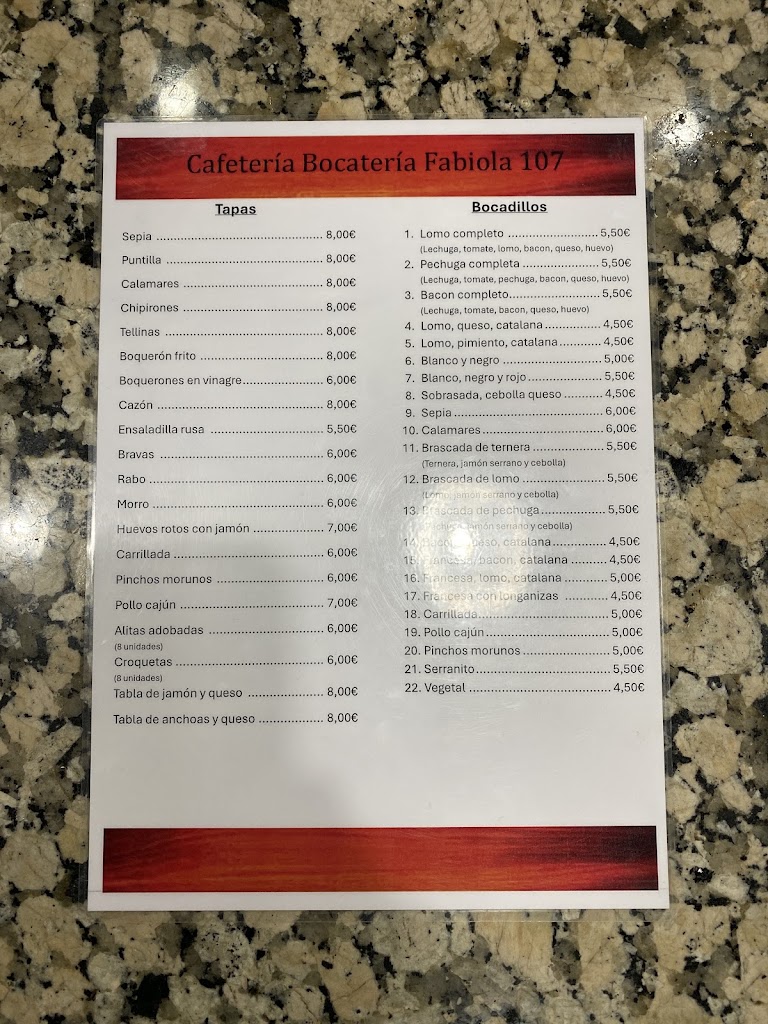 Bocateria Fabiola 107 — Mas recientes