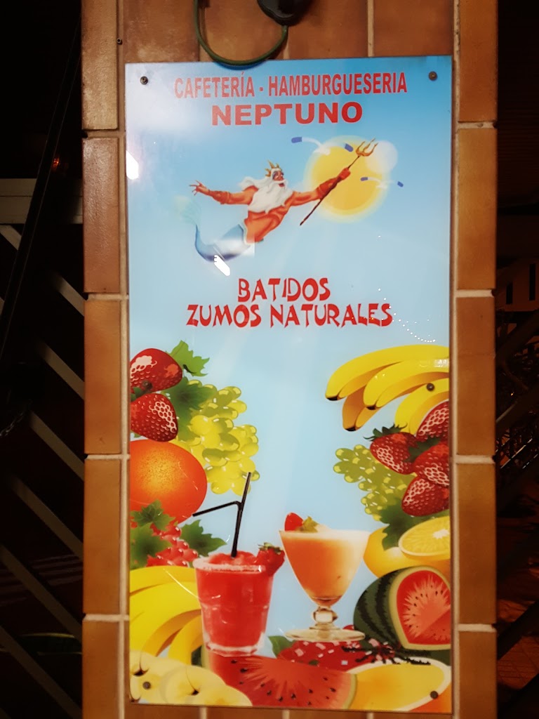 Cafeteria Hamburgueseria Neptuno — Carta
