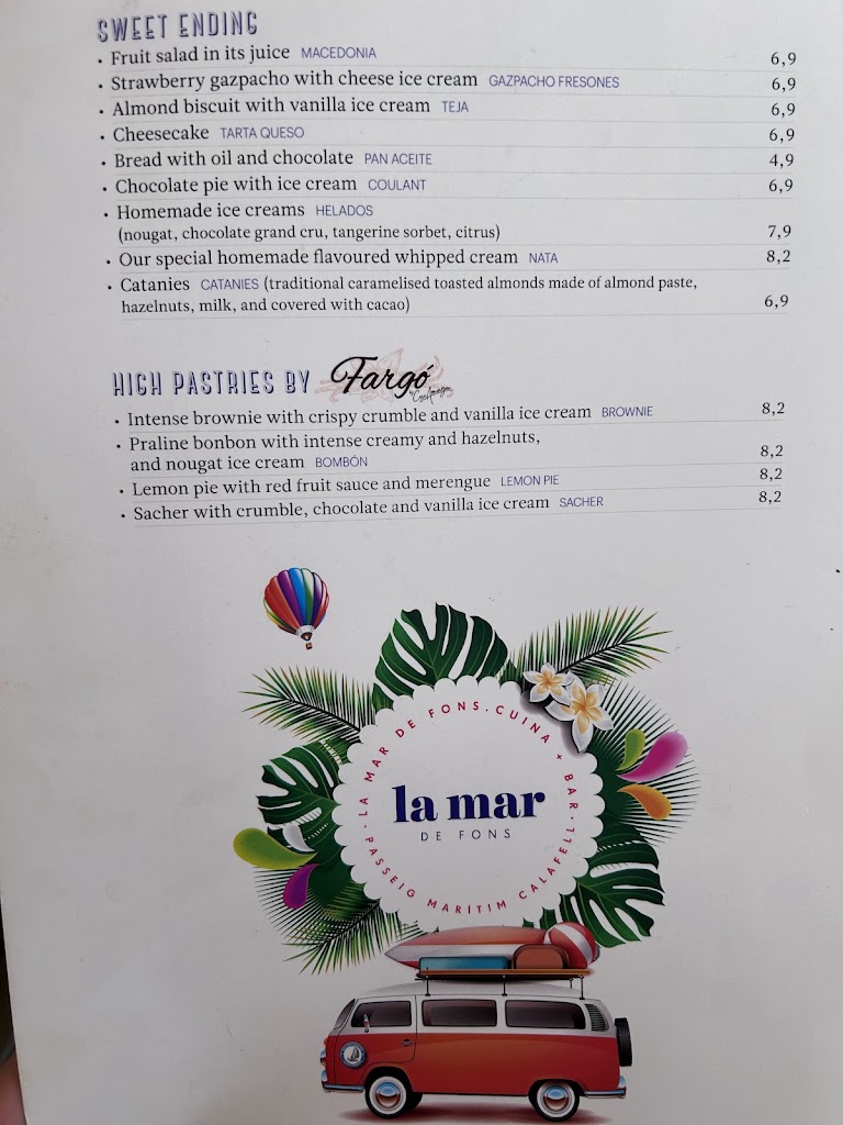 La Mar de Fons — Carta