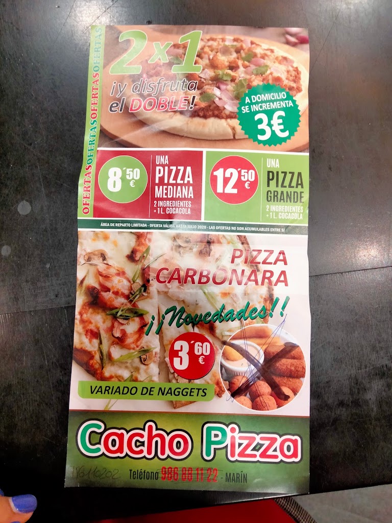 Rocko Pizza — Carta