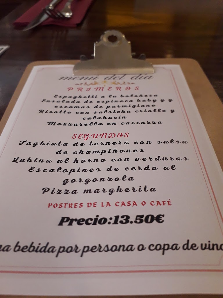 Osteria Petrucci — Carta