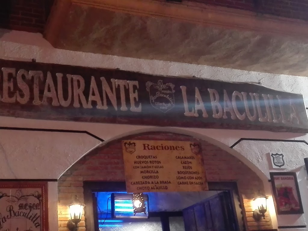 Restaurante La Baculilla — Carta