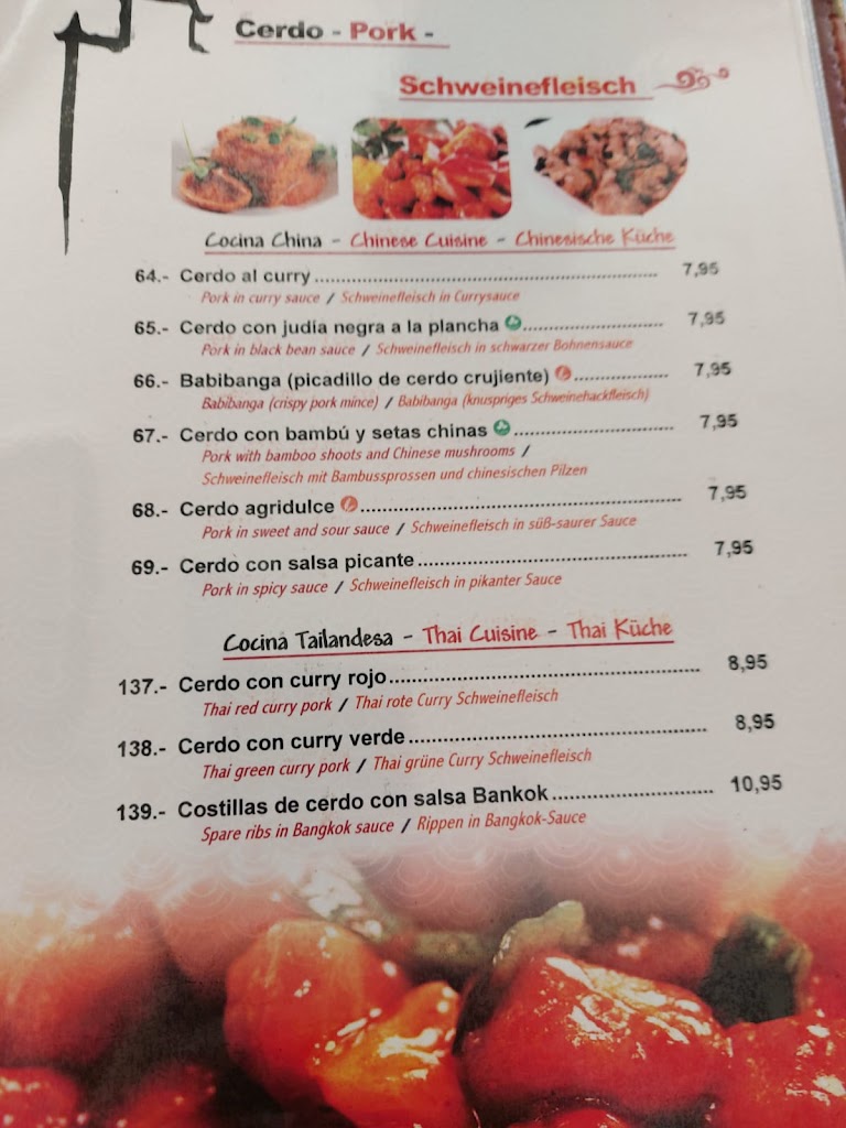 Restaurante Asia Ibiza Teppanyaki — Carta