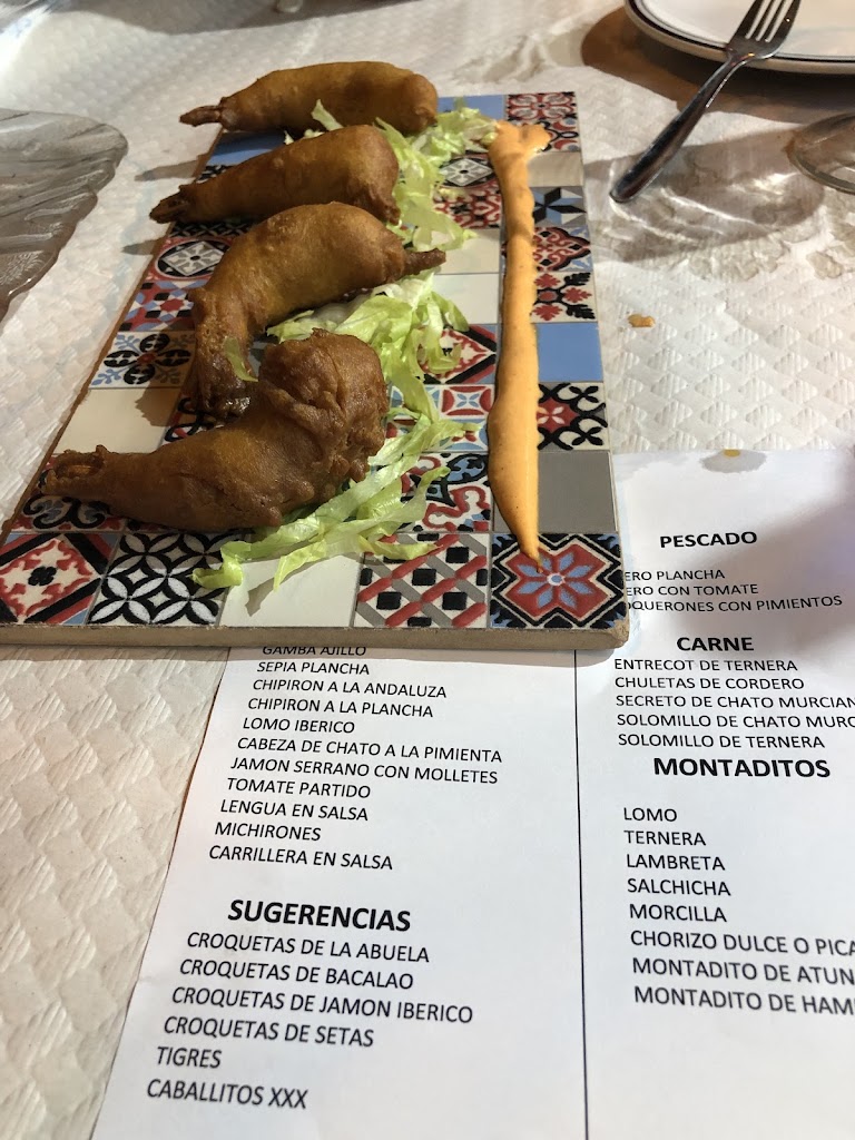 Restaurante Casa Monaco — Carta