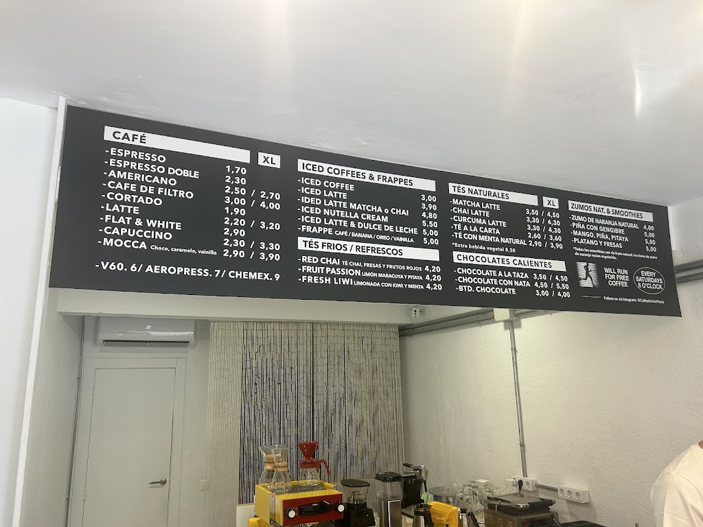 CUP Coffee Union Place — Carta