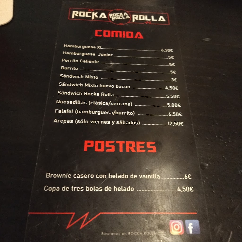 Rocka Rolla — Carta