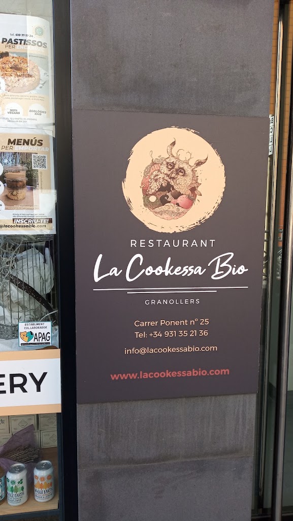 La Cookessa Bio Granollers — Carta