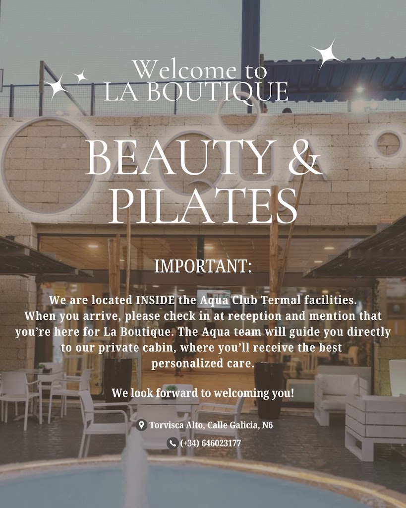 La Boutique, Estetica y Pilates Reformer — Del propietario