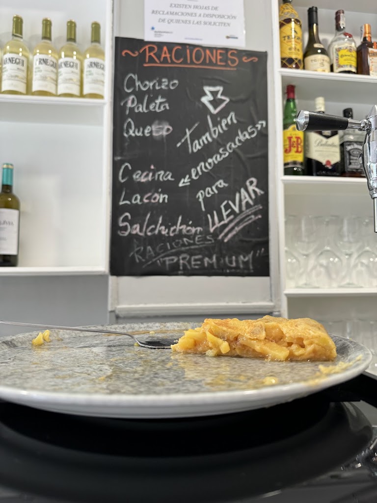 Bar cafeteria Sokaire berria — Carta