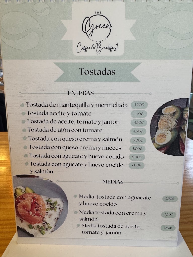 The Green Corner — Carta